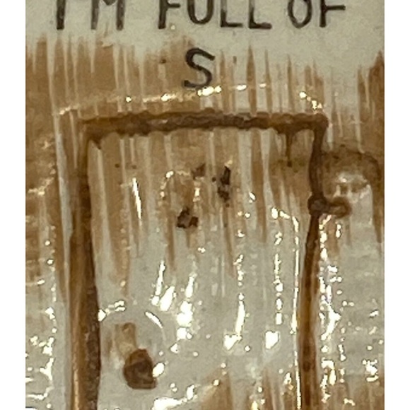 Vintage Ceramic Outhouse Salt and Pepper Shakers “I'm Fulla S, I’m Fulla P” - Picture 4 of 13